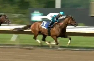Book’em Danno Triumphs in Mr. Prospector Stakes as Eclipse Award Champion Delivers Dominant Homecoming Performance at Monmouth Park